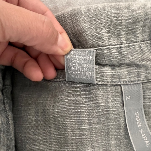 SIBEL SARAL Tunic Shirt with Pockets 100% Cotton - Picture 10 of 10